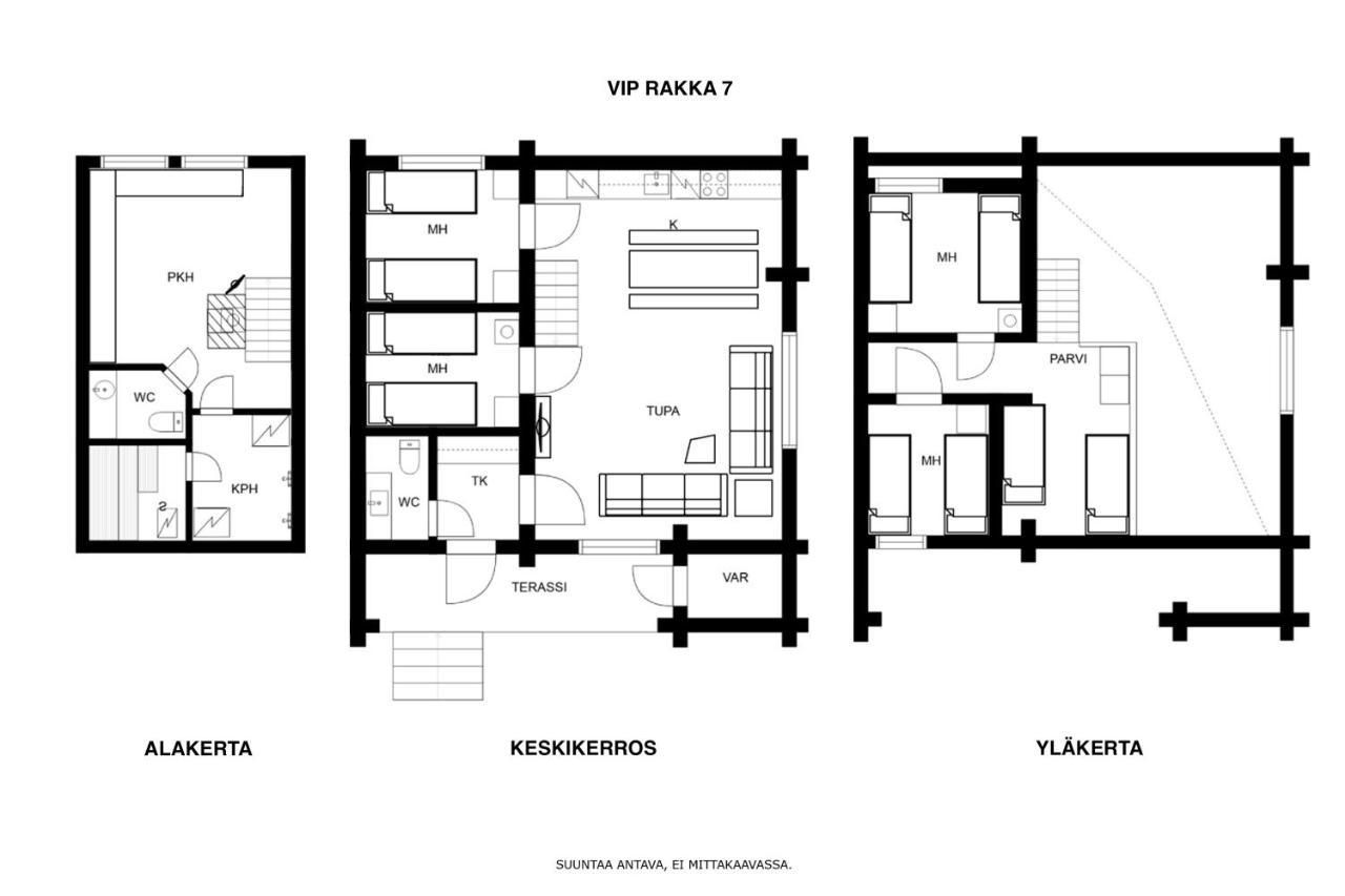 Vip Rakka Villas 7 & 8 Levi Bagian luar foto