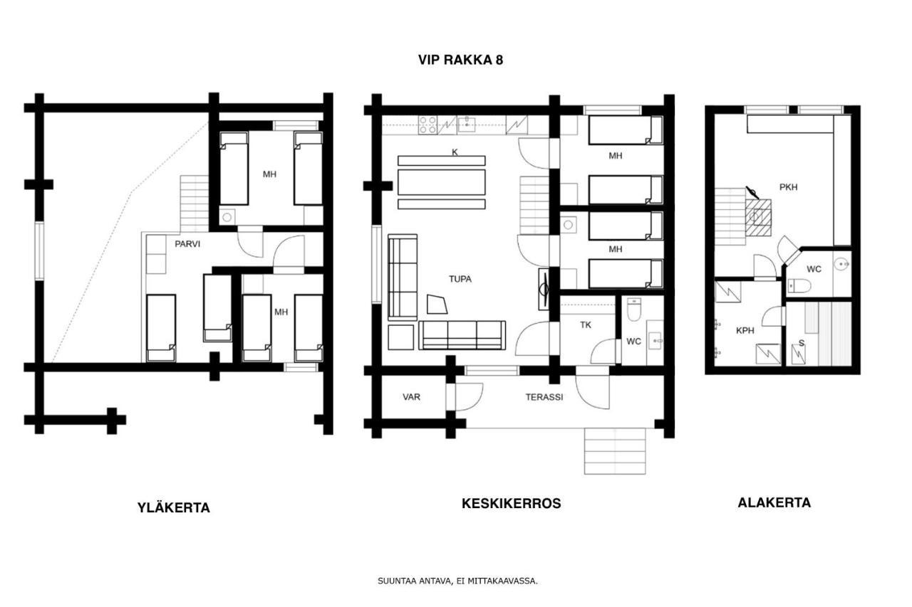 Vip Rakka Villas 7 & 8 Levi Bagian luar foto